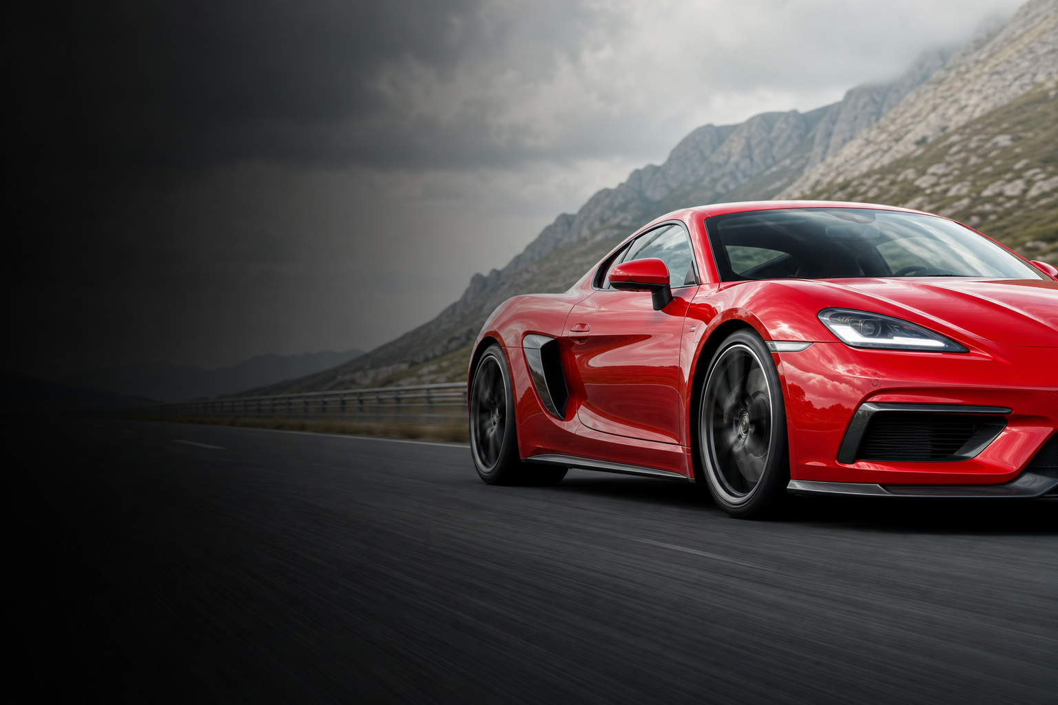 Red sports car